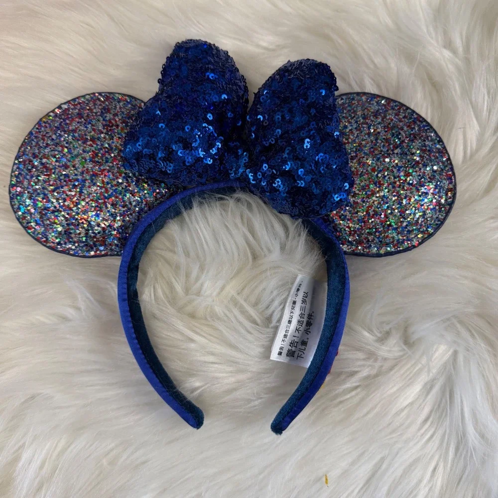 NWOT - Disney World - Mickey Minnie Bow Ear Headband Sparkle 2020 Edition